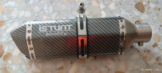 Escape moto 34cm largo Nuevo , sin usar