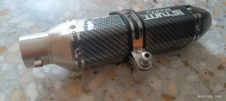 Escape moto 34cm largo Nuevo , sin usar