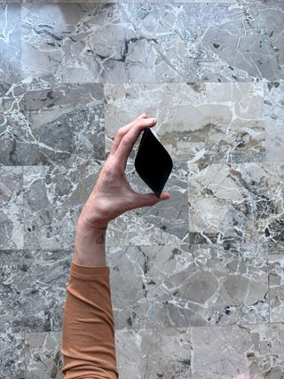 Portafoglio Saint Laurent Nero Trapuntato