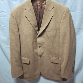 Traje Clásico Beige Hombre Talla 46