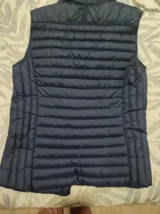 Chaleco azul acolchado