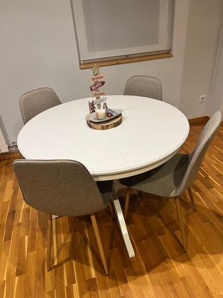Mesa redonda extensible Ikea