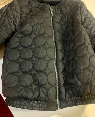 Giubbotto bomber double face pelliccia ecologica