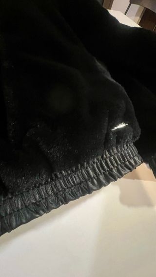 Giubbotto bomber double face pelliccia ecologica