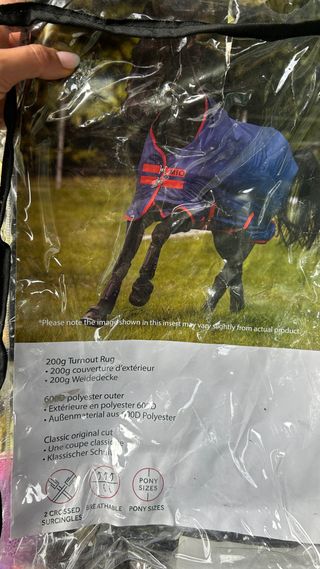 Coperta da paddock 200 gr tg. 130 cm