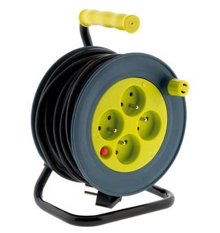 Zenitech - Carrete doméstico 15m 3G1 mm² - Anís