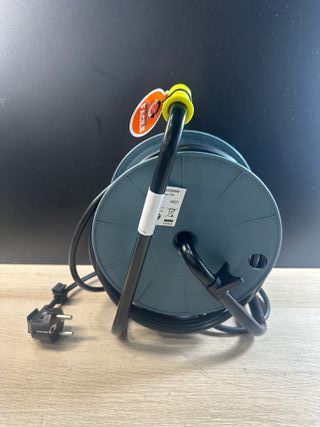 Zenitech - Carrete doméstico 15m 3G1 mm² - Anís