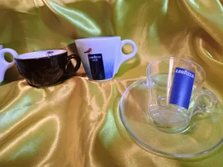 Tazzine Lavazza Porcellana e Vetro