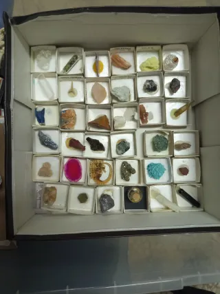 Colección de minerales