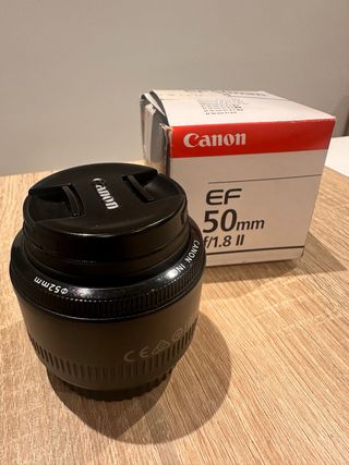 Objetivo Canon EF 50mm f/1.8 II