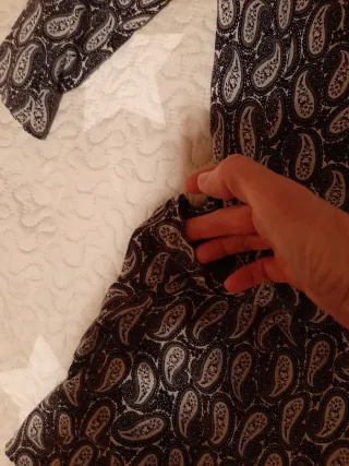 Vestido ligero estampado paisley