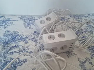 2 Regleta de 8 enchufes + 4 USB (1 tipo c) 5M cabl