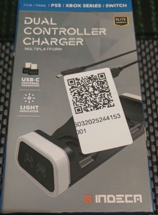 Cargador Dual para Mandos PS5/Xbox Series/Switch