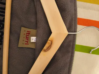 Chaqueta polar Iturri verde y gris Talla XL