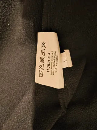 Chaqueta polar Iturri verde y gris Talla XL
