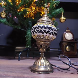 Lámpara árabe roja