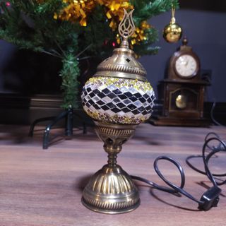 Lámpara árabe roja