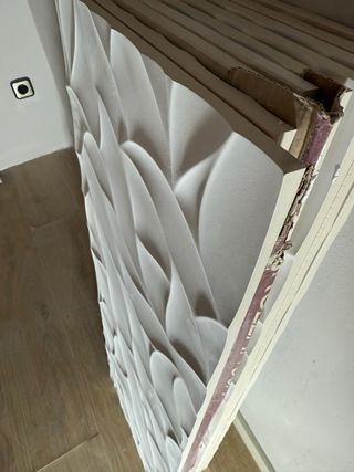 Azulejo Porcelanosa Blanco 3D