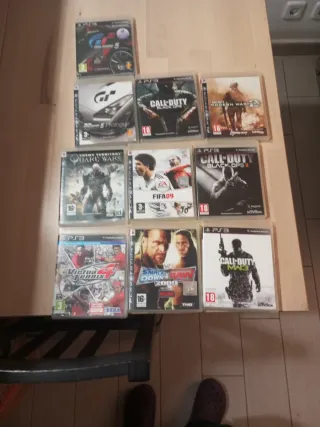 Lote Juegos PS3: Call of Duty, FIFA, Gran Turismo
