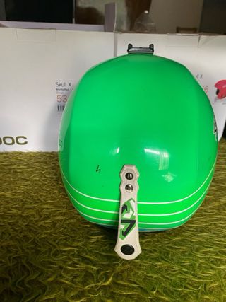 Casco de esquí verde SHRED