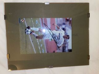 Cuadro firmado Zinedine Zidane Real Madrid