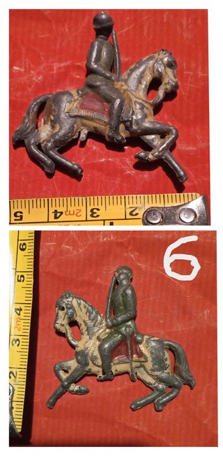 Soldatini piombo/stagno antichi come descritti