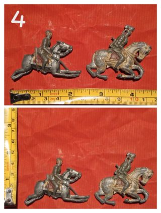 Soldatini piombo/stagno antichi come descritti