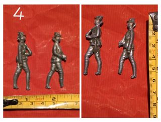 Soldatini piombo/stagno antichi come descritti
