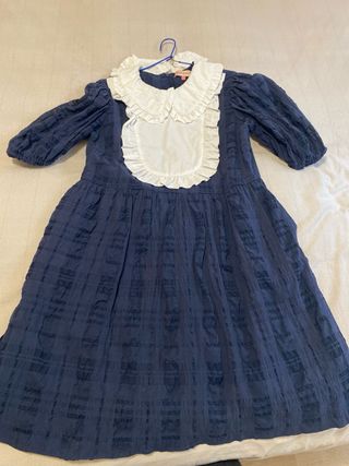 Vestido estilo baby doll azul