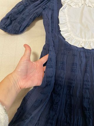 Vestido estilo baby doll azul