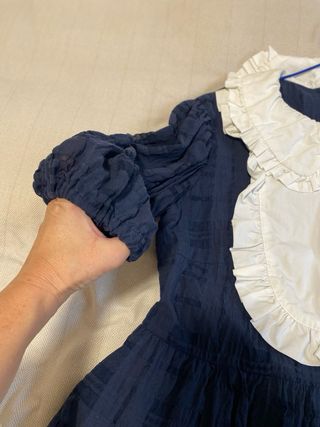 Vestido estilo baby doll azul