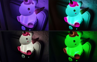 Luz Nocturna Infantil con sensor, multicolor