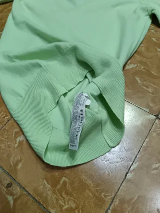 Jersey fino Zara verde mujer