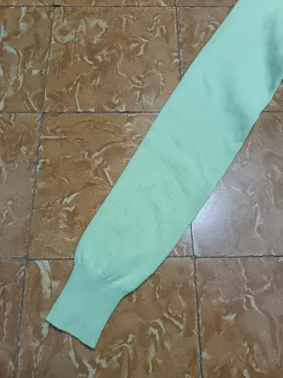 Jersey fino Zara verde mujer