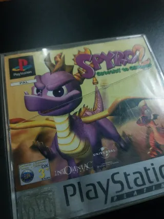 Spyro 2 Gateway to Glimmer PS1 Pal Multilingua
