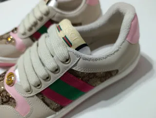 Zapatillas Gucci Beige y Rosa