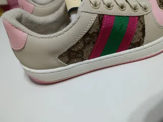 Zapatillas Gucci Beige y Rosa