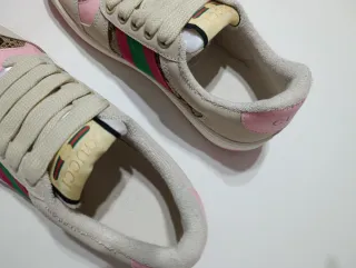 Zapatillas Gucci Beige y Rosa