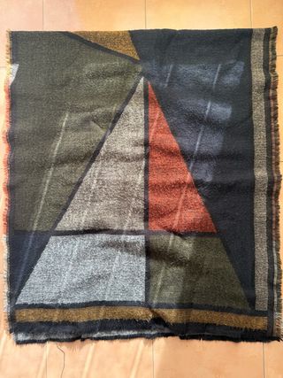 Pañuelo Zara Geométrico Multicolor