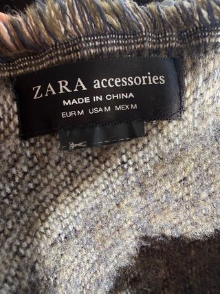 Pañuelo Zara Geométrico Multicolor