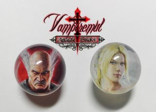 Pack 2 Bolas Tekken Heihachi/Nina Williams