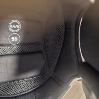 Casco Kask esquí con visera monocromada espejo.