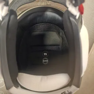 Casco Kask esquí con visera monocromada espejo.