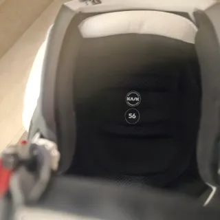 Casco Kask esquí con visera monocromada espejo.