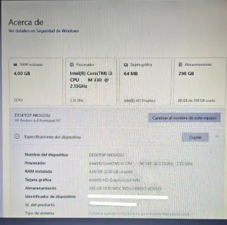 Portátil HP Pavilion