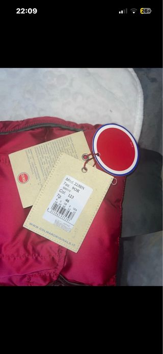 Piumino Colmar Grigio Taglia 46 Nuovo