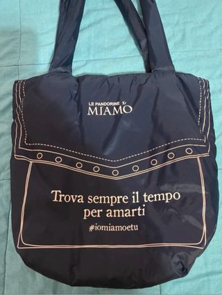 Borsa shopper Le Pandorine blu