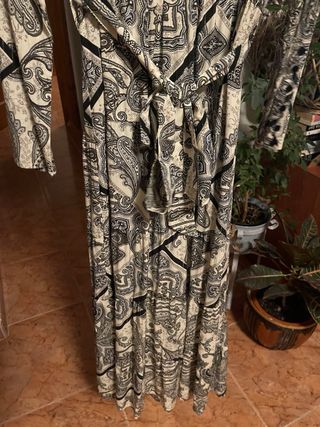 Vestido largo estampado CORTEFIEL
