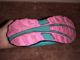 Deportivas azules y rosas