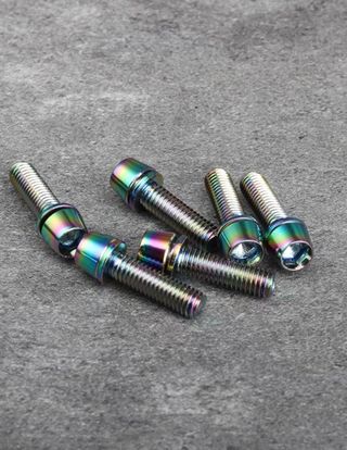 6 Viti in titanio per potenza bici MTB in acciaio